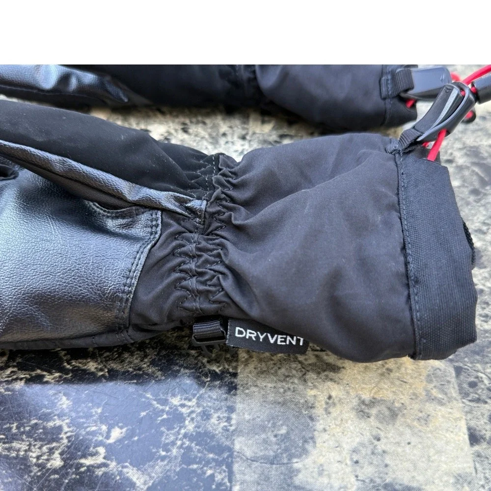 The North Face DryVent Winter Ski Snow Gloves Black Size S Waterproof